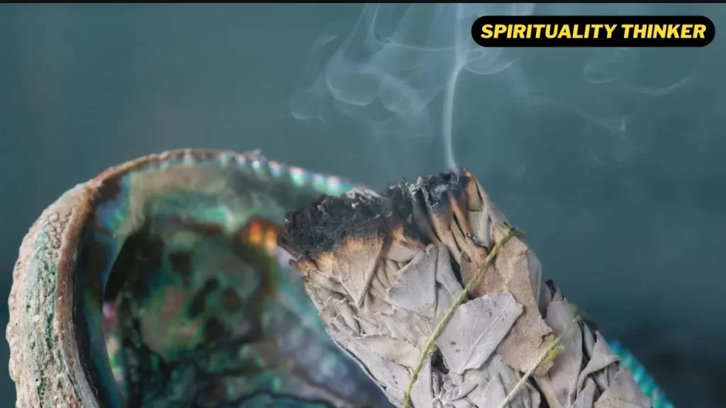 Sage smudging process in Hindi